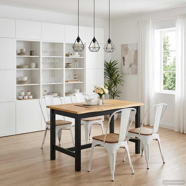 Hoge Bartafel Ekai 112 X 70 X 91 Cm Massief Grenenhout