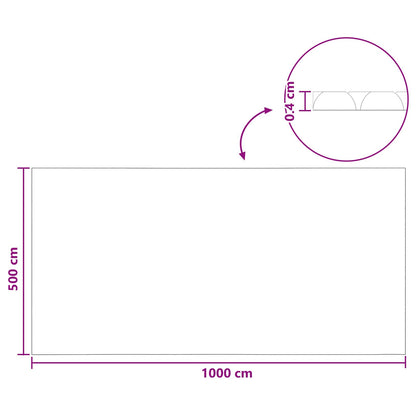 Zonne Pool Dek 110 Μm Vierkant Pe Blauw