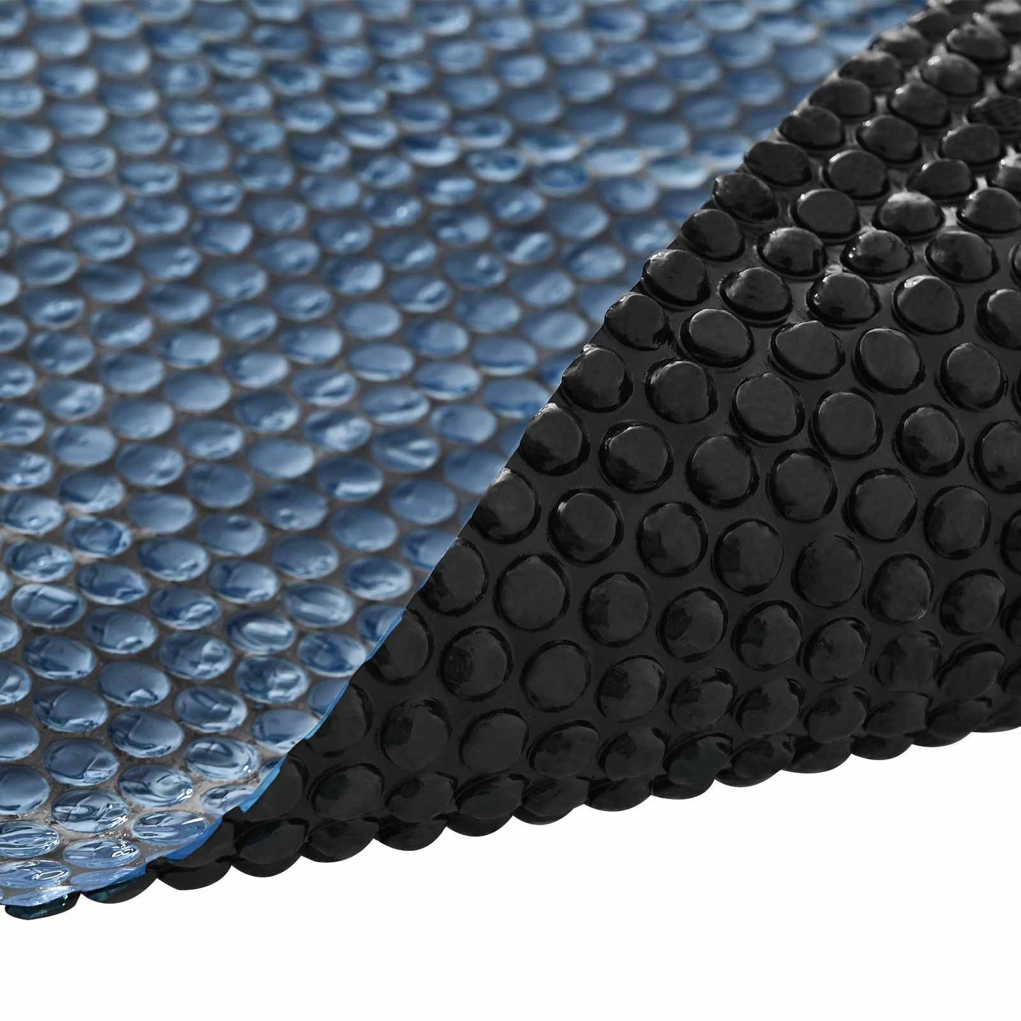 Zonne Pool Dek 110 Μm Vierkant Pe Zwart En Blauw