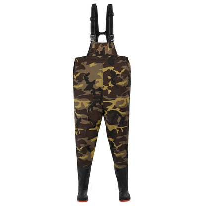 Chest Waders Met Laarzen Pvc Gecoate Polyester Afmeting 41