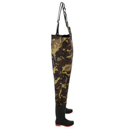 Chest Waders Met Laarzen Pvc Gecoate Polyester Afmeting 44
