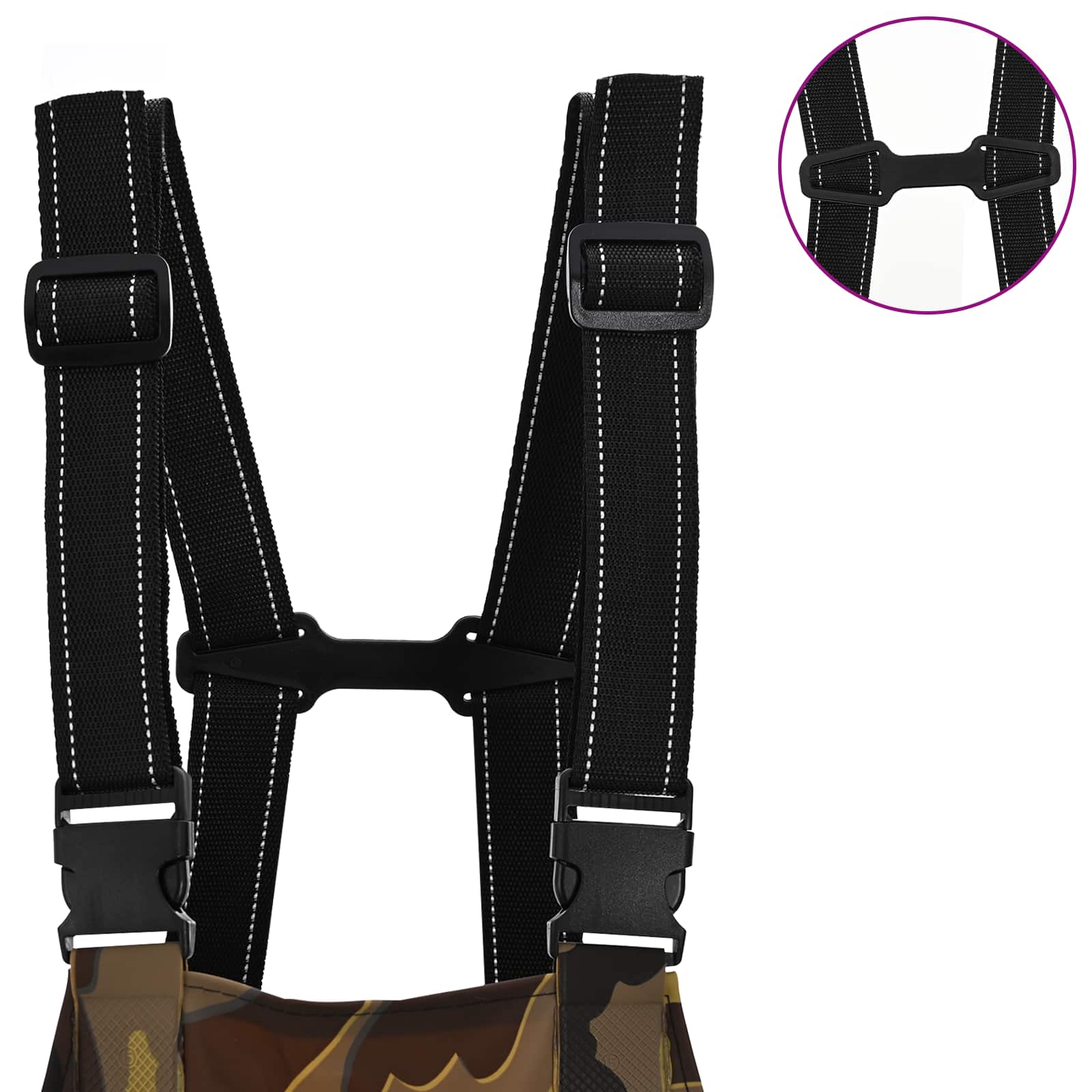 Chest Waders Met Laarzen Pvc Gecoate Polyester Afmeting 45