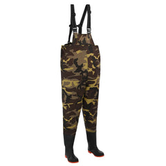 Chest Waders Met Laarzen Pvc Gecoate Polyester Afmeting 46