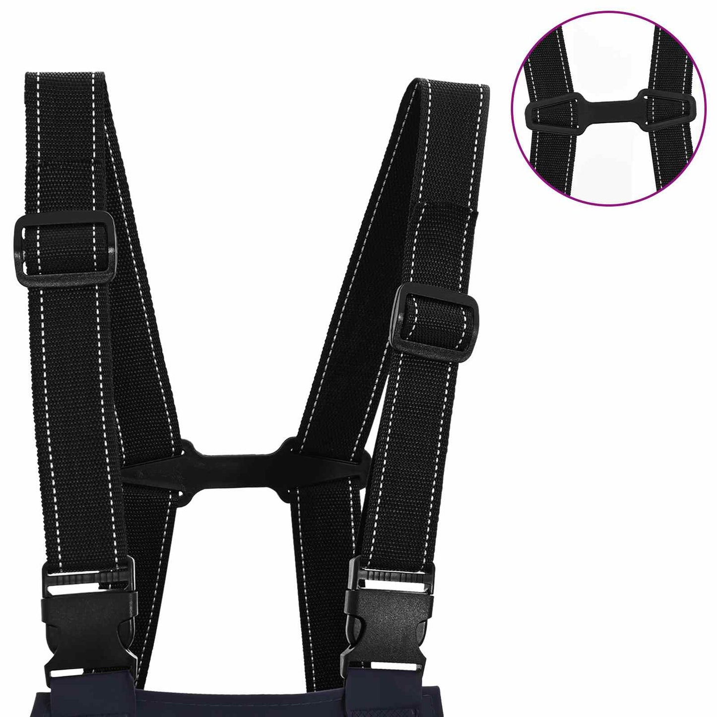 Chest Waders Met Laarzen Pvc Gecoate Polyester Afmeting 41