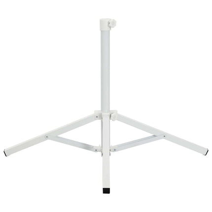 Parasolvoet Wit Staal Voor Paal Van 25-32 Mm