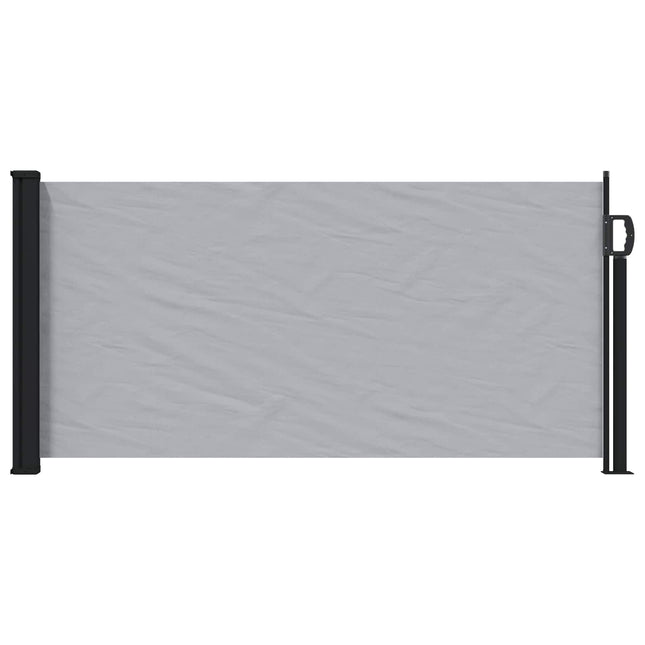 Uittrekbaar Zijscherm 300 X 100 Cm Polyester Grijs