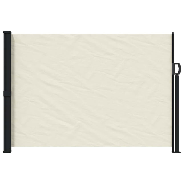 Uittrekbaar Zijscherm 300 X 170 Cm Polyester Crèmekleurig