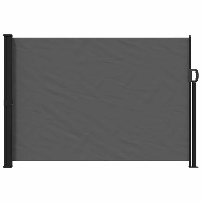 Uittrekbaar Zijscherm 300 X 170 Cm Polyester Antracietkleurig