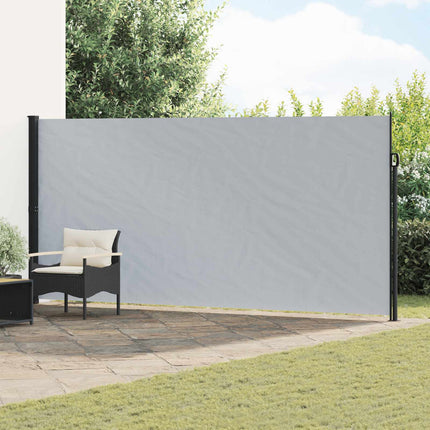 Uittrekbaar Zijscherm 300 X 100 Cm Polyester Grijs