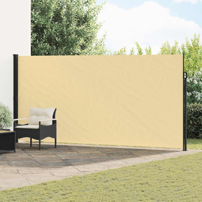 Uittrekbaar Zijscherm 300 X 100 Cm Polyester Zand