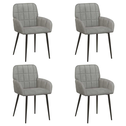 Eettafelstoelen 4 Pcs Fluweel 57 X 50 X 85 Cm