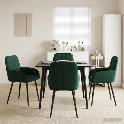 Eettafelstoelen 4 Pcs Fluweel 57 X 50 X 85 Cm