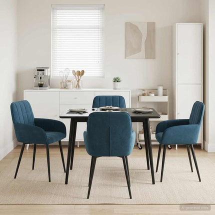 Eettafelstoelen 4 Pcs Fluweel 57 X 50 X 85 Cm