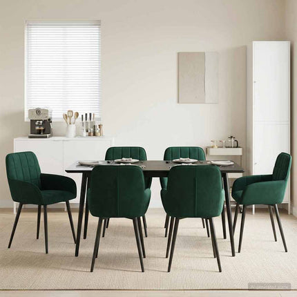 Eettafelstoelen 4 Pcs Fluweel 57 X 50 X 85 Cm