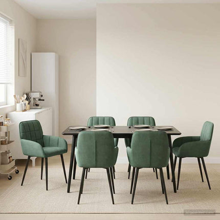 Eettafelstoelen 4 Pcs Fluweel 57 X 50 X 85 Cm