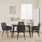 Eettafelstoelen 4 Pcs Kunstleer 57 X 50 X 85 Cm
