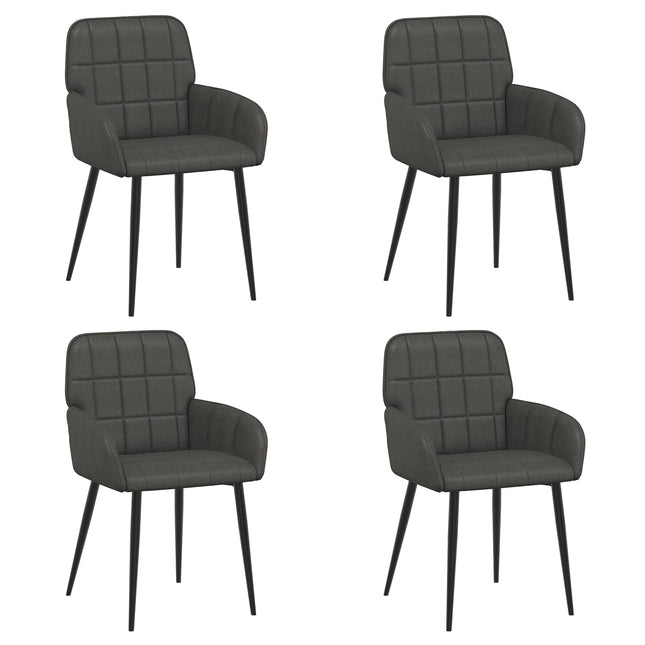 Eettafelstoelen 4 Pcs Kunstleer 57 X 50 X 85 Cm