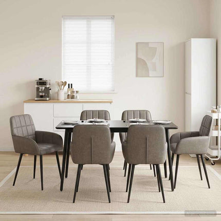 Eettafelstoelen 4 Pcs Kunstleer 57 X 50 X 85 Cm