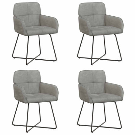 Eettafelstoelen 4 Pcs Fluweel 59 X 56,5 X 86 Cm