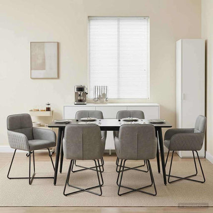 Eettafelstoelen 4 Pcs Fluweel 59 X 56,5 X 86 Cm