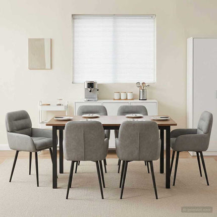 Eettafelstoelen 4 Pcs Fluweel 59 X 59,5 X 90 Cm