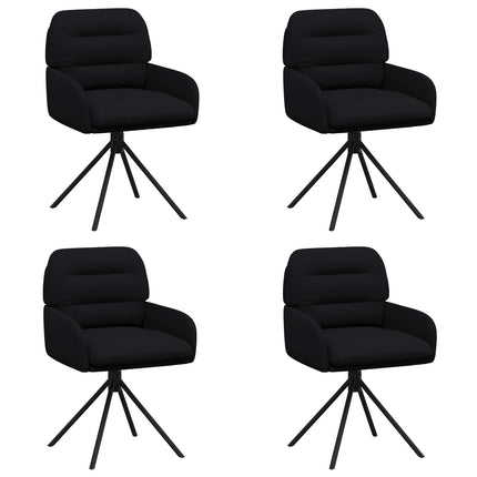 Draai Eetstoelen 4 Pcs Kunstleer 59 X 59,5 X 90 Cm