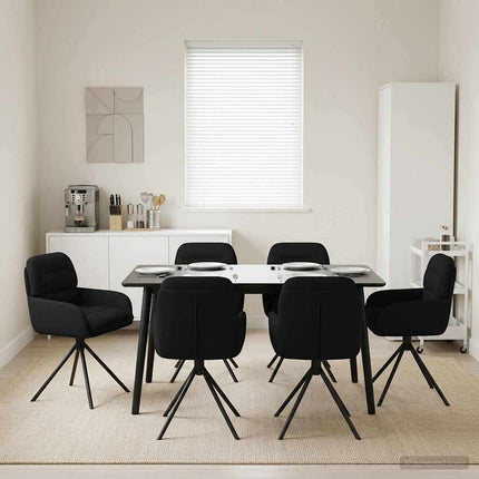 Draai Eetstoelen 4 Pcs Kunstleer 59 X 59,5 X 90 Cm