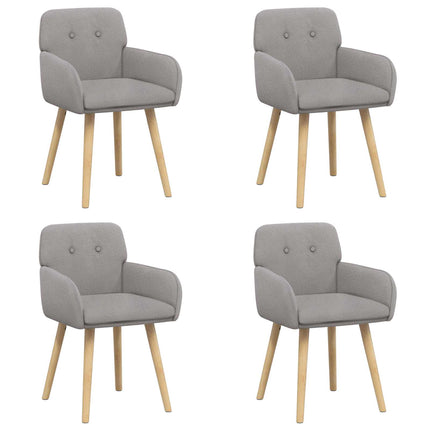 Eettafelstoelen 4 Pcs Bouclé 59 X 57 X 85 Cm