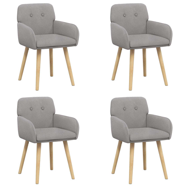 Eettafelstoelen 4 Pcs Bouclé 59 X 57 X 85 Cm