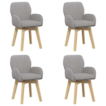 Draai Eetstoelen 4 Pcs Bouclé 54 X 58 X 87 Cm