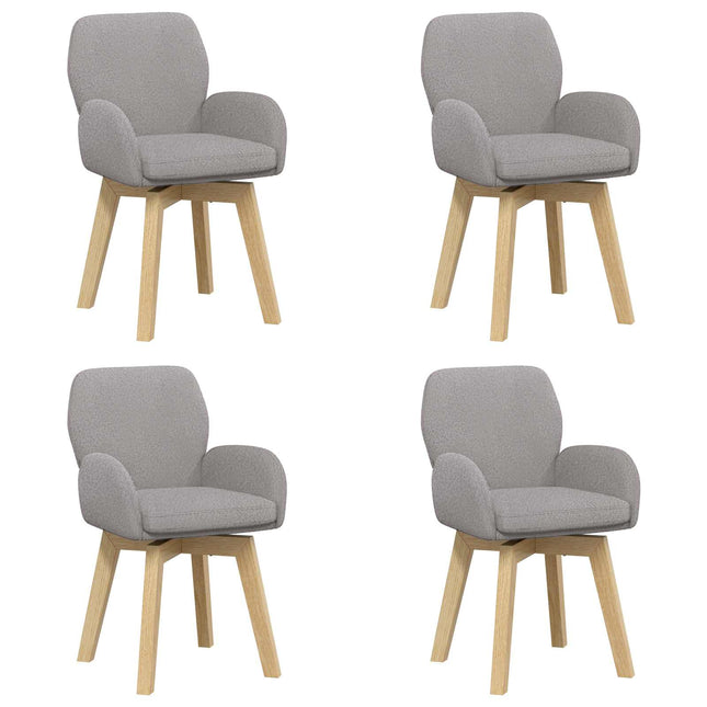 Draai Eetstoelen 4 Pcs Bouclé 54 X 58 X 87 Cm