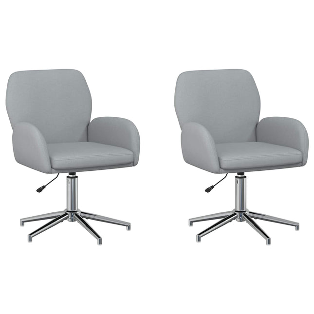 Draaiende Bureaustoelen 2 St Stof 54 X 58 X 90 Cm