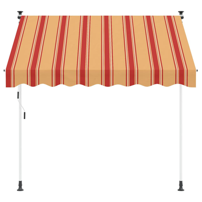 Handmatig Uitschuifbare Luifel 100 X 115 X 300 Cm Multikleur