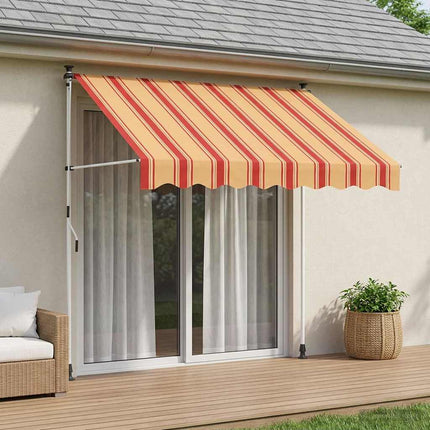 Handmatig Uitschuifbare Luifel 100 X 115 X 300 Cm Multikleur
