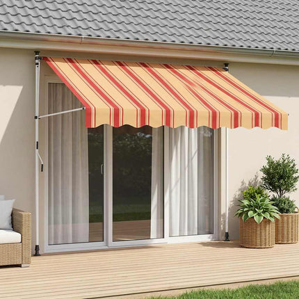 Handmatig Uitschuifbare Luifel 100 X 115 X 300 Cm Multikleur