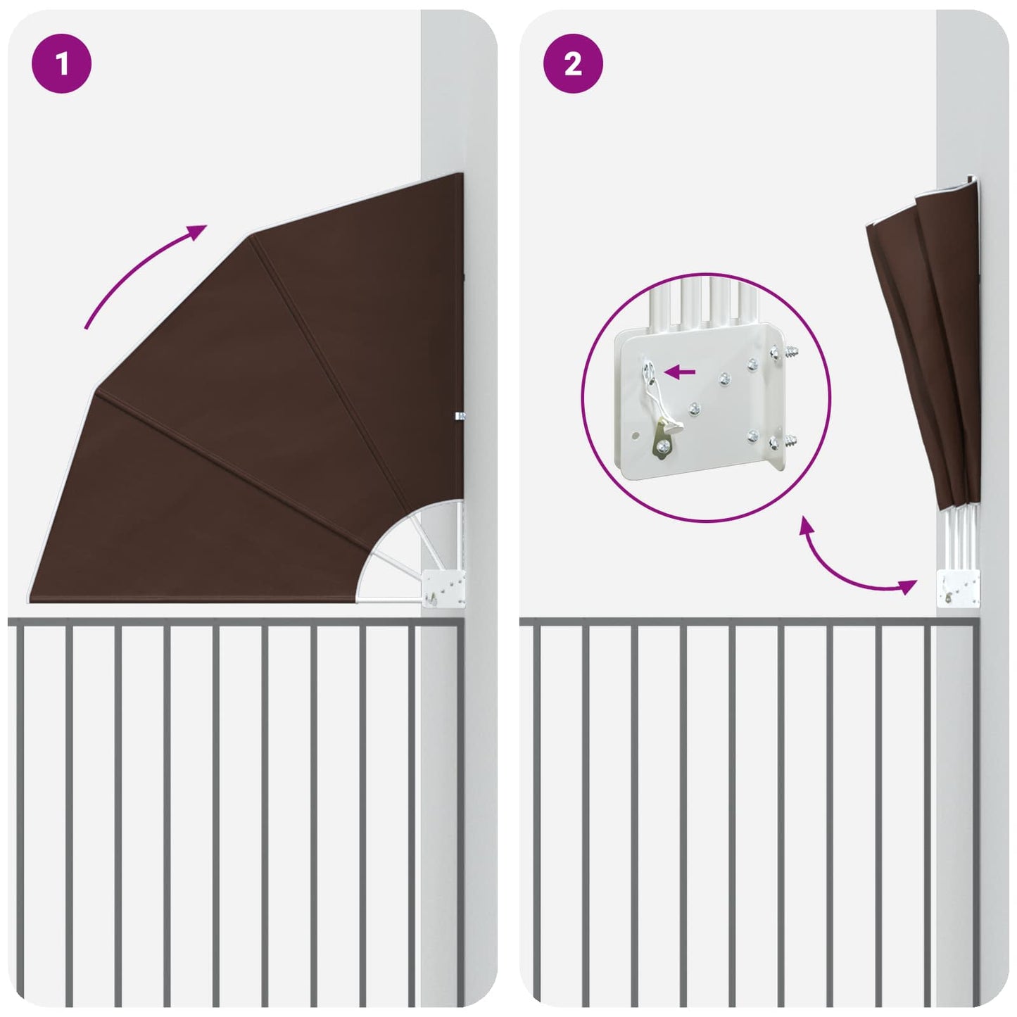 Balkon Privacy Scherm Polyester