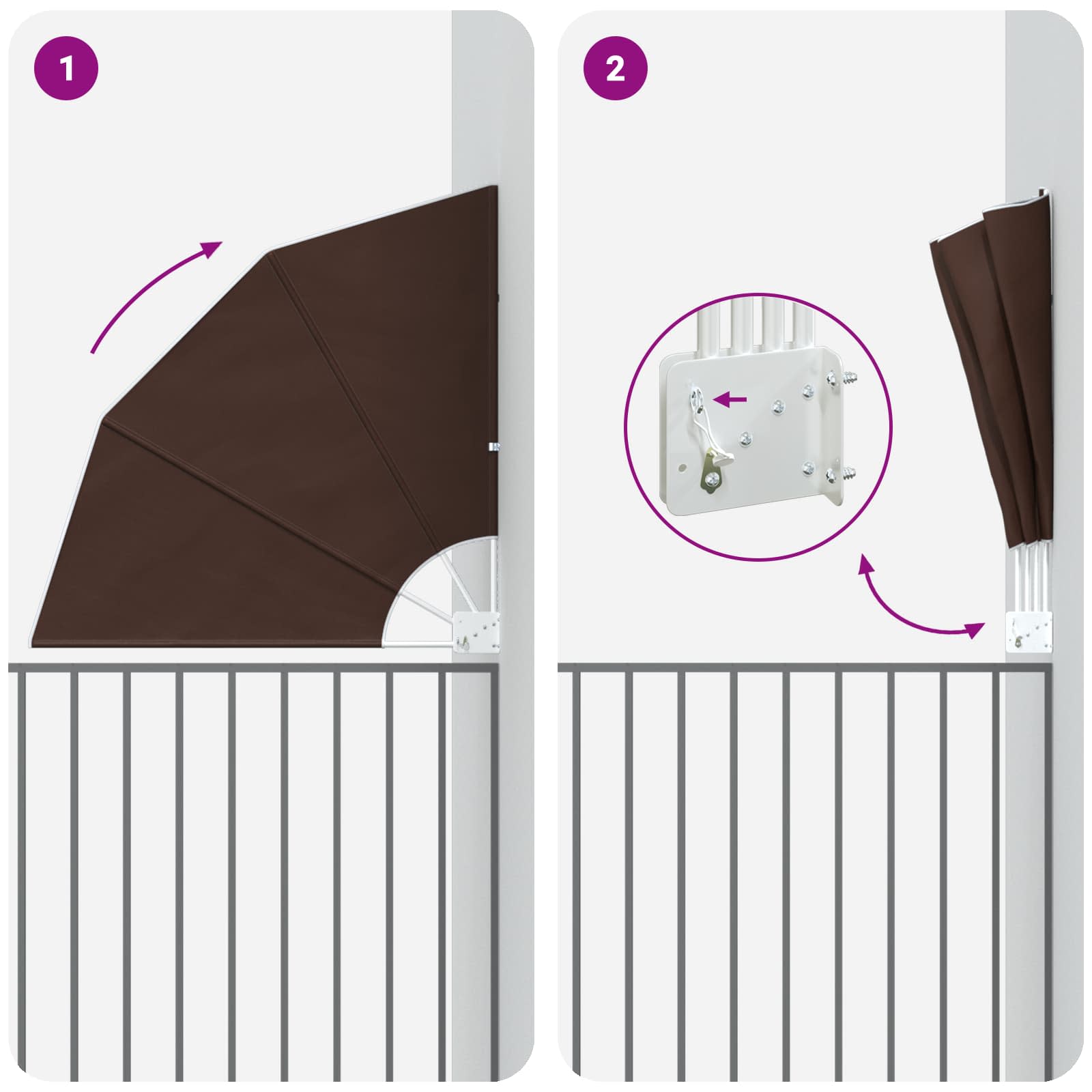 Balkon Privacy Scherm Polyester
