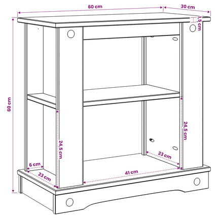 Aquarium Stand Corona 60 X 30 X 60 Cm 150 Kg