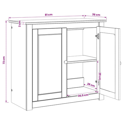 Aquarium Stand Panama 81 X 36 X 73 Cm 250 Kg