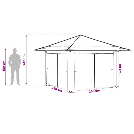 Gazebo 3,3 X 3,3 M