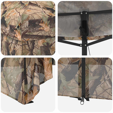 Pop-Up Gazebo Met 4 Zijwanden Bos Camouflage
