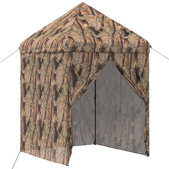 Pop-Up Gazebo Met 4 Zijwanden Bos Camouflage