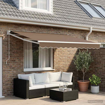 Vervangingsdoek Voor Zonnescherm Polyester Taupe