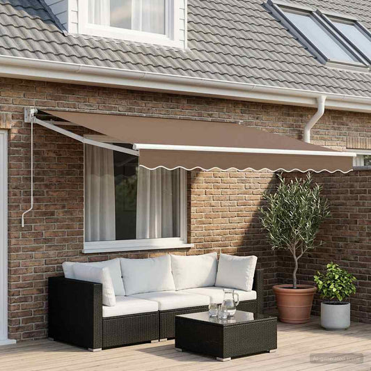 Vervangingsdoek Voor Zonnescherm Polyester Taupe
