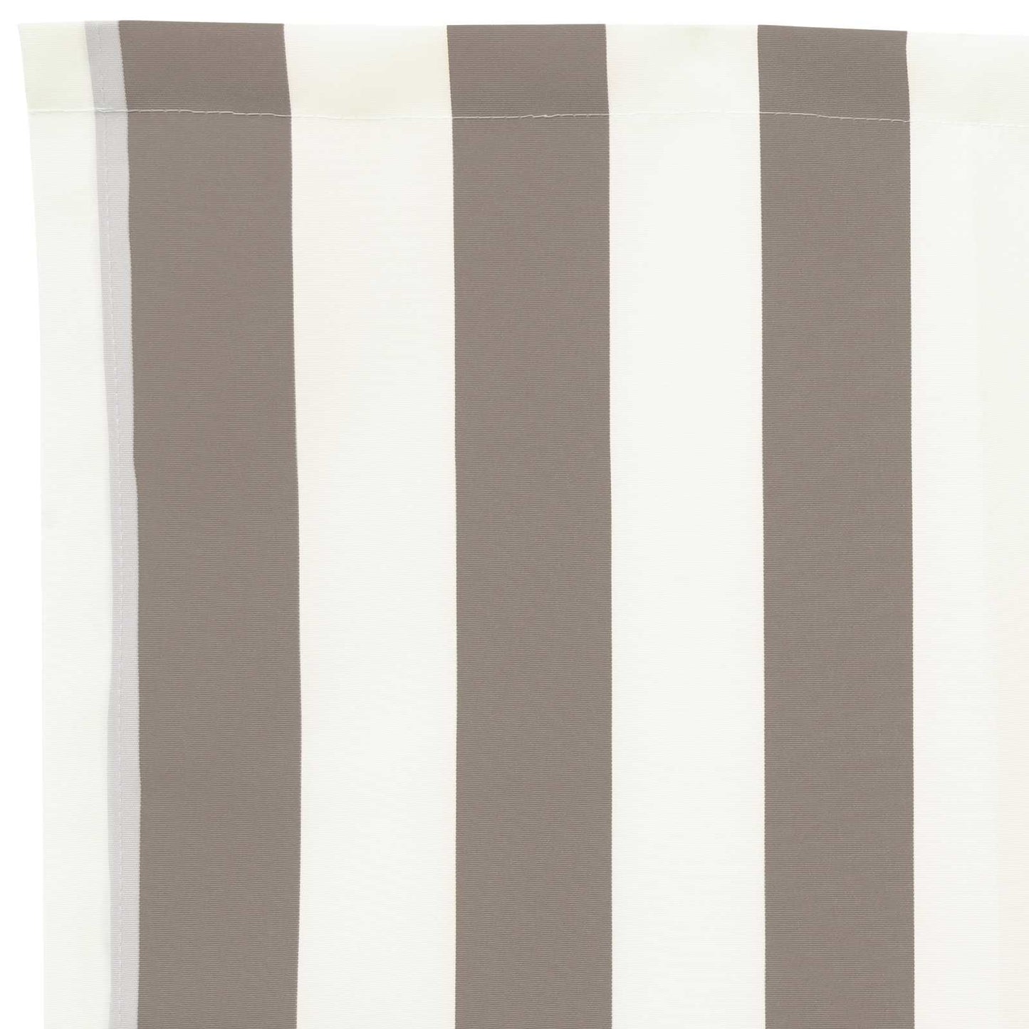 Vervangingsdoek Voor Zonnescherm Polyester Lichtgrijs En Wit
