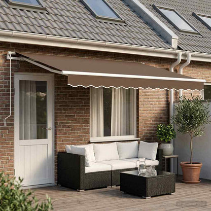 Vervangingsdoek Voor Zonnescherm Polyester Taupe