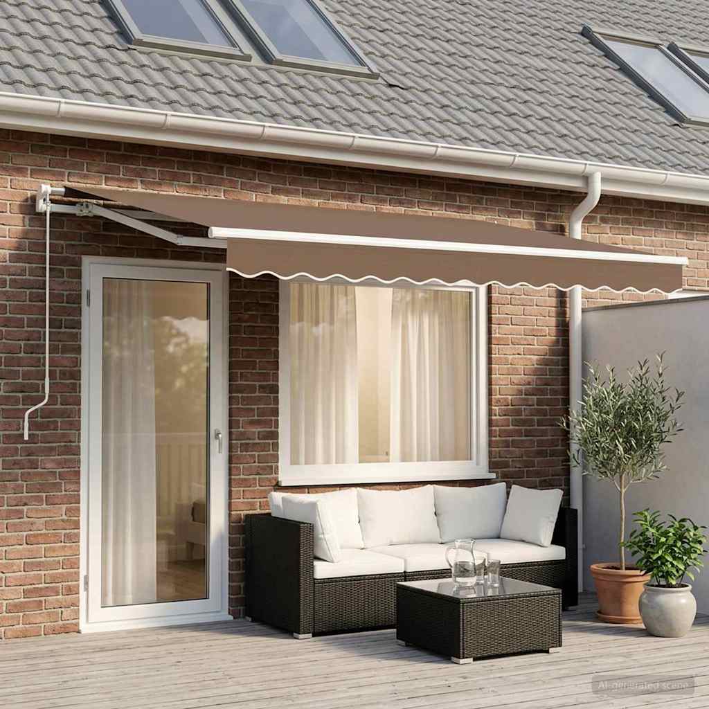 Vervangingsdoek Voor Zonnescherm Polyester Taupe
