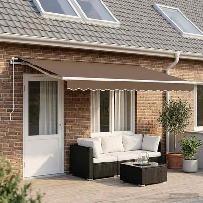 Vervangingsdoek Voor Zonnescherm Polyester Taupe
