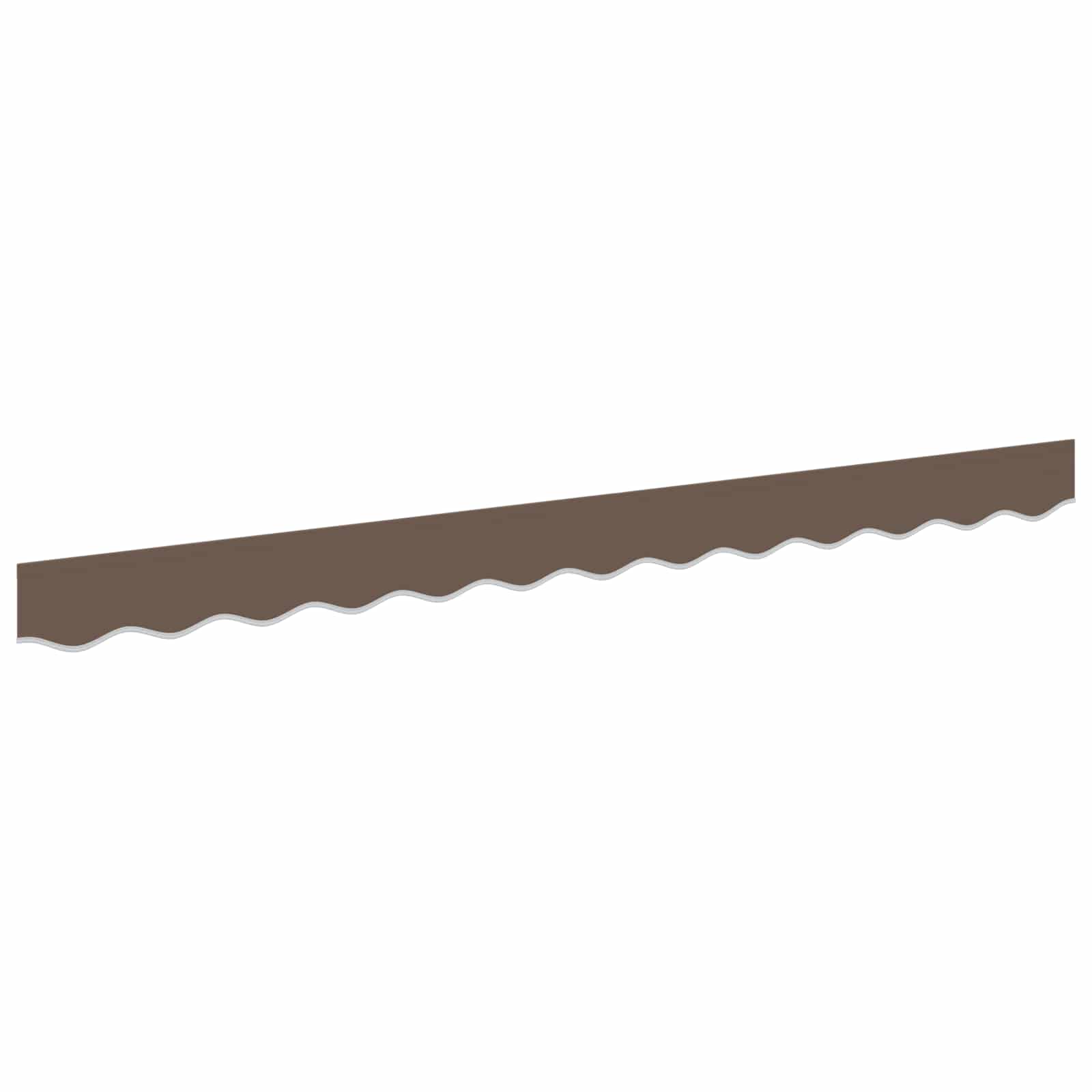 Vervangende Markies Volant Polyester Taupe