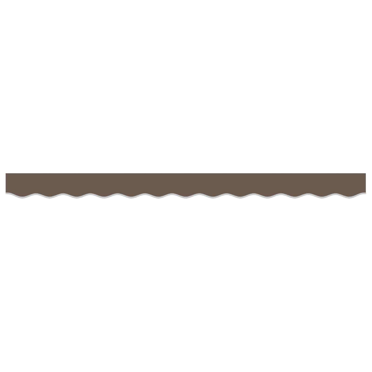 Vervangende Markies Volant Polyester Taupe